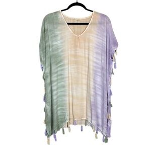 Surf Gypsy Multicolor Tie-Dye Swim Coverup
